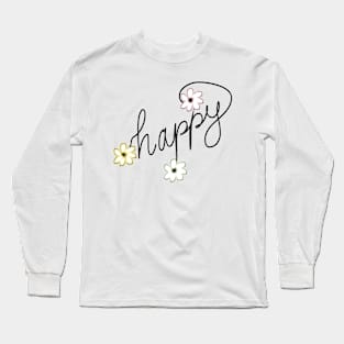 Happy flower Long Sleeve T-Shirt